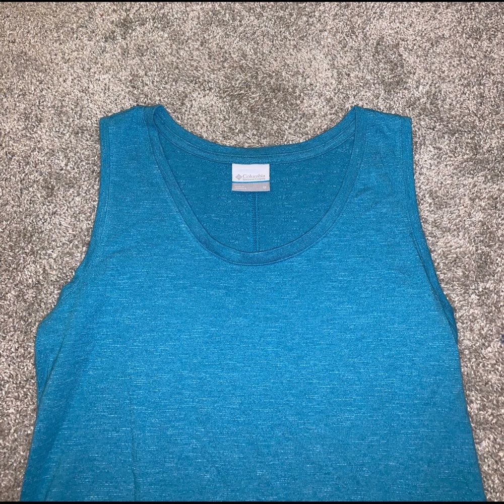 Columbia Light Blue tank top size M - Picture 5 of 11
